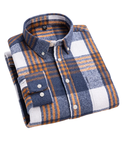 Jayson | Men’s Checked Cotton Button Up Shirt