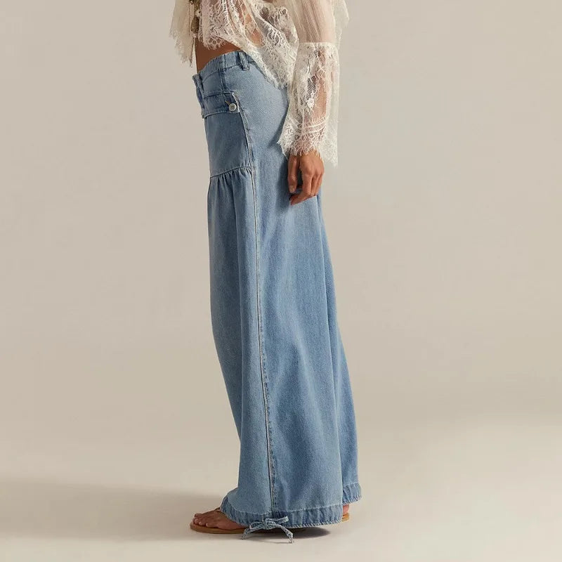 Brielle | Women’s Denim Harem Pants