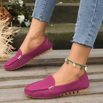 Talia | Women’s Denim Slip-On Flats