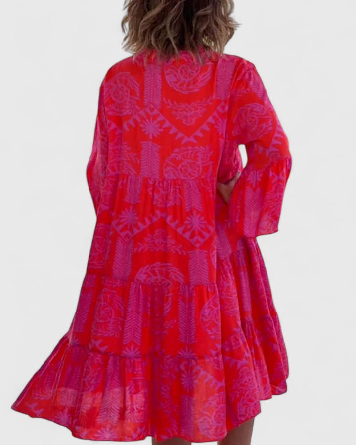 Elodie | Women’s Sophisticated V-Neck Beach Cover-Up Dress