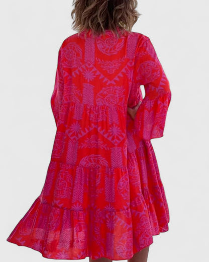 Elodie | Women’s Sophisticated V-Neck Beach Cover-Up Dress