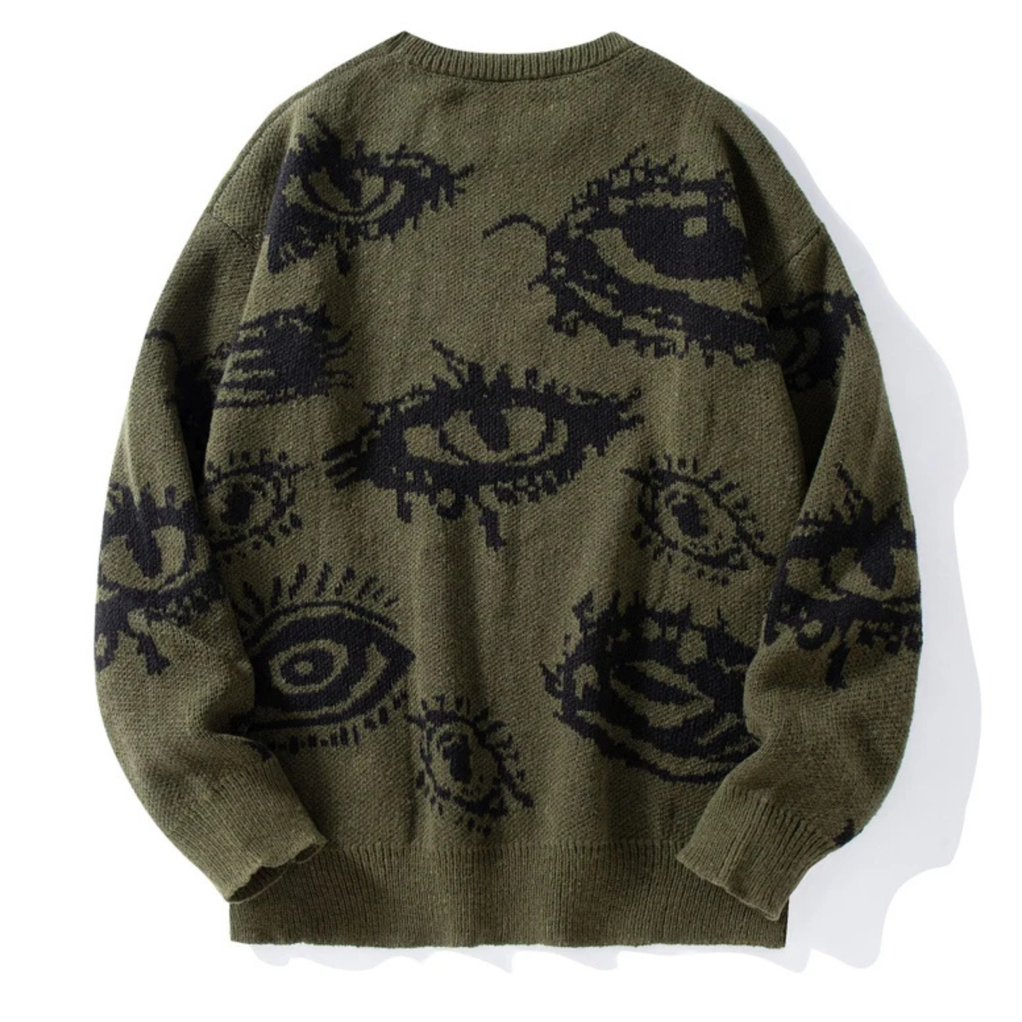 Caleb | Men’s Graphic Eye Knit Spring Sweater