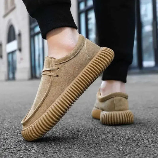 Weston | Men’s Low-Top Suede Moc-Toe Sneakers