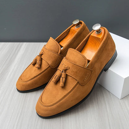 Edward | Men’s Suede Tassel Loafers
