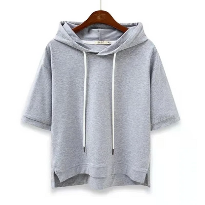 Sabrina | Women’s Short-Sleeve Hoodie with Soft Knit