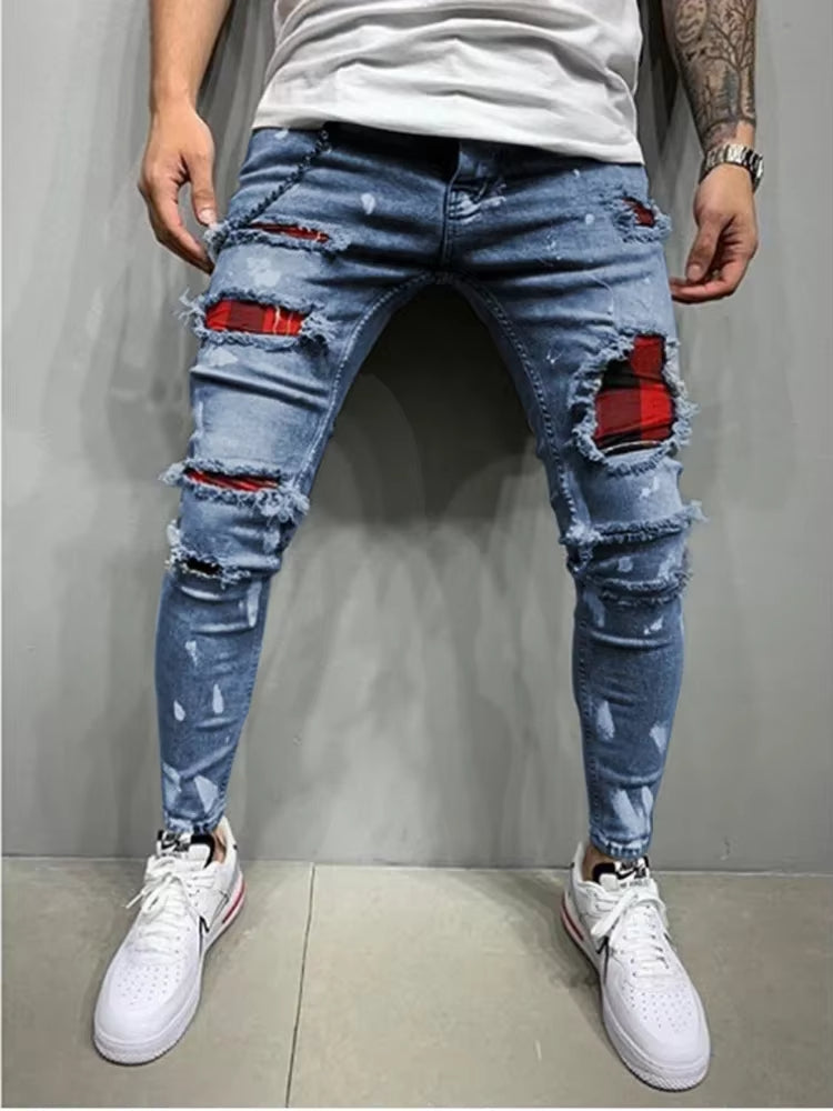 Zachary | Men’s Distressed Denim Pants