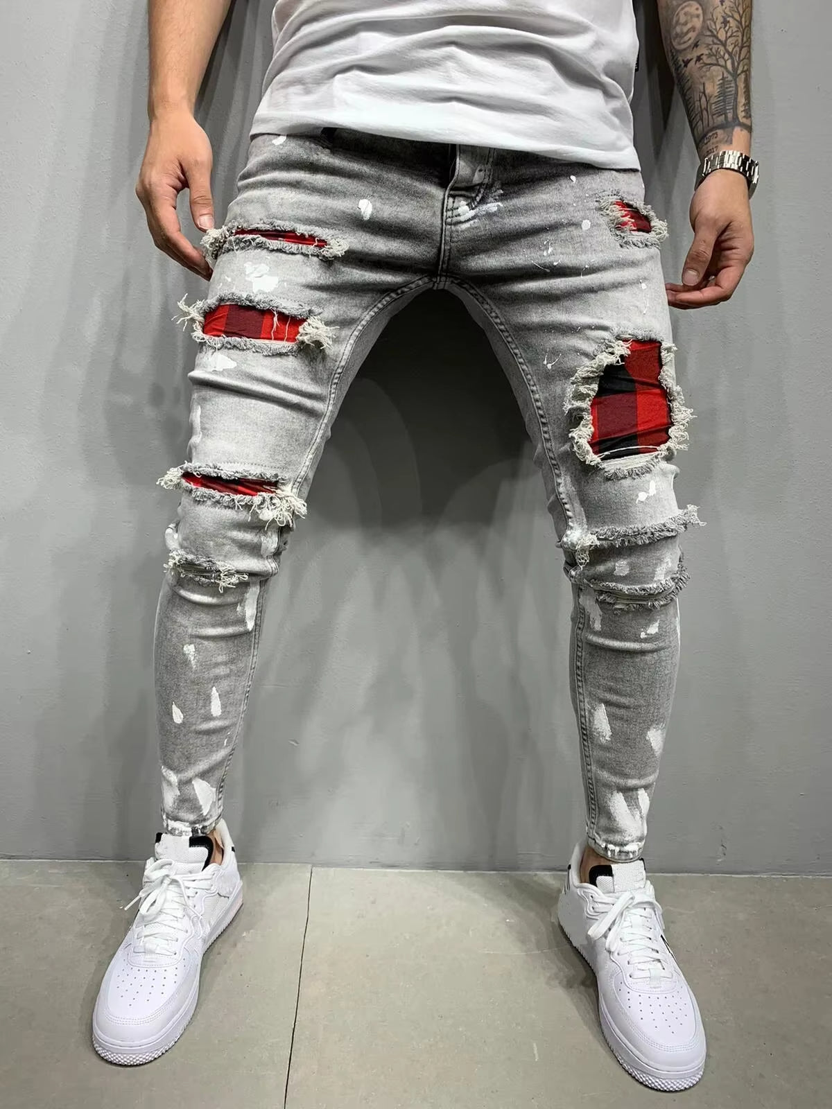 Zachary | Men’s Distressed Denim Pants