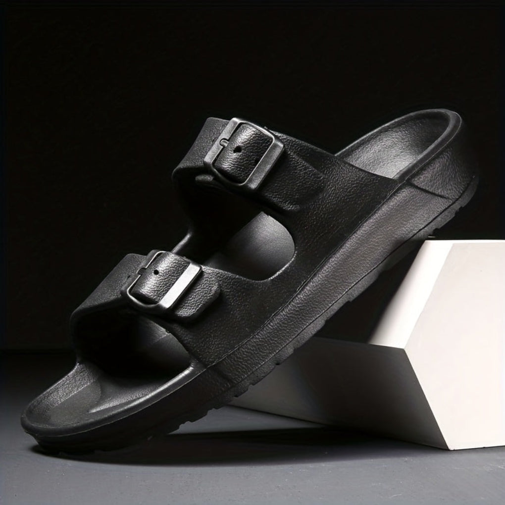 Travis | Men’s Double Buckle Sandals