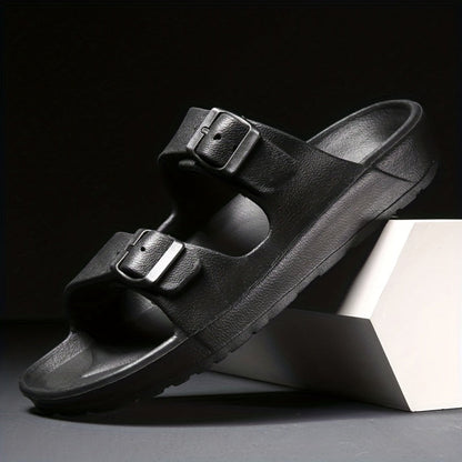 Travis | Men’s Double Buckle Sandals