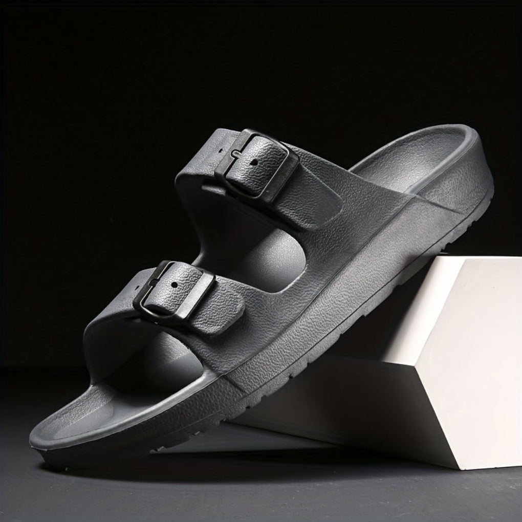 Travis | Men’s Double Buckle Sandals