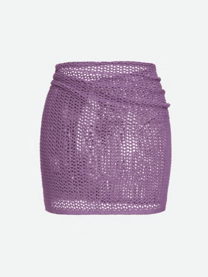 Elara | Women’s Mesh Cover-Up Skirt Swimwear