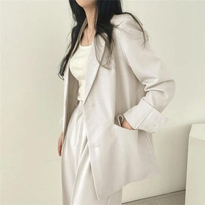 Khaye | Women’s Tailored Suit Set with Long Blazer