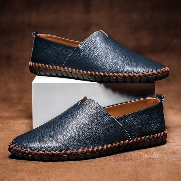 Callahan | Men’s Hand Stitch Slip On Loafers