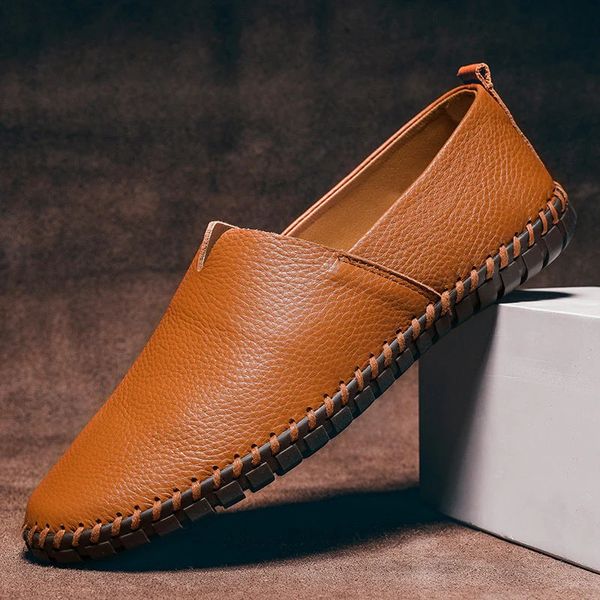 Callahan | Men’s Hand Stitch Slip On Loafers