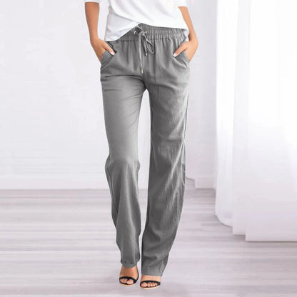 Monroe | Women’s Airy Cotton-Linen Trousers