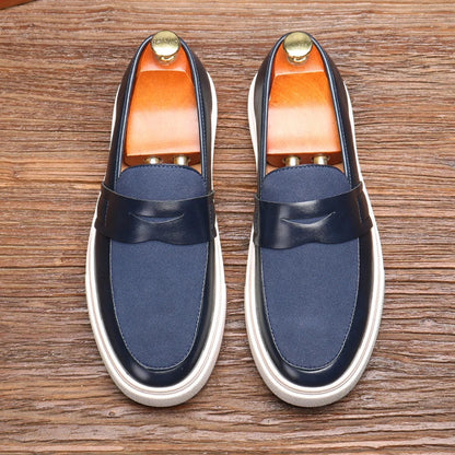 Wesley | Men’s Suede Loafers with Low-Profile Sole
