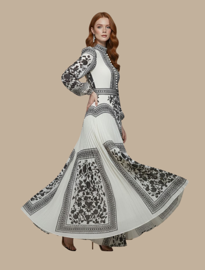 Seraphine | Women’s Pleated Maxi Evening Dress