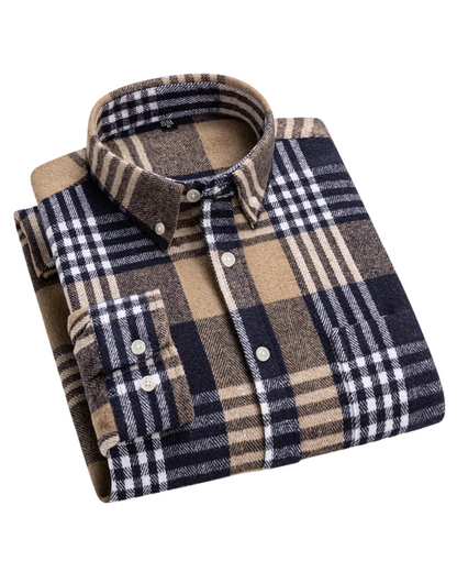 Jayson | Men’s Checked Cotton Button Up Shirt