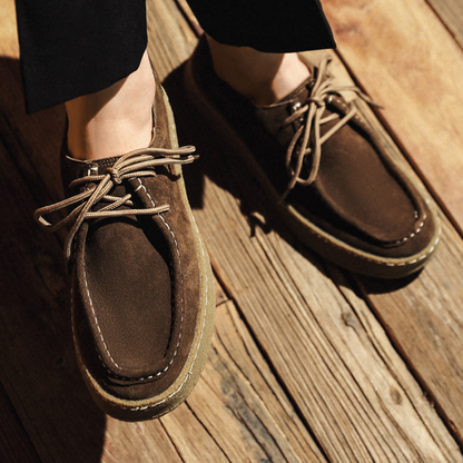 Cedrick | Men’s Suede Lace Up Loafers
