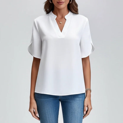 Becky | Women’s Soft Elegant V-Neck Blouse