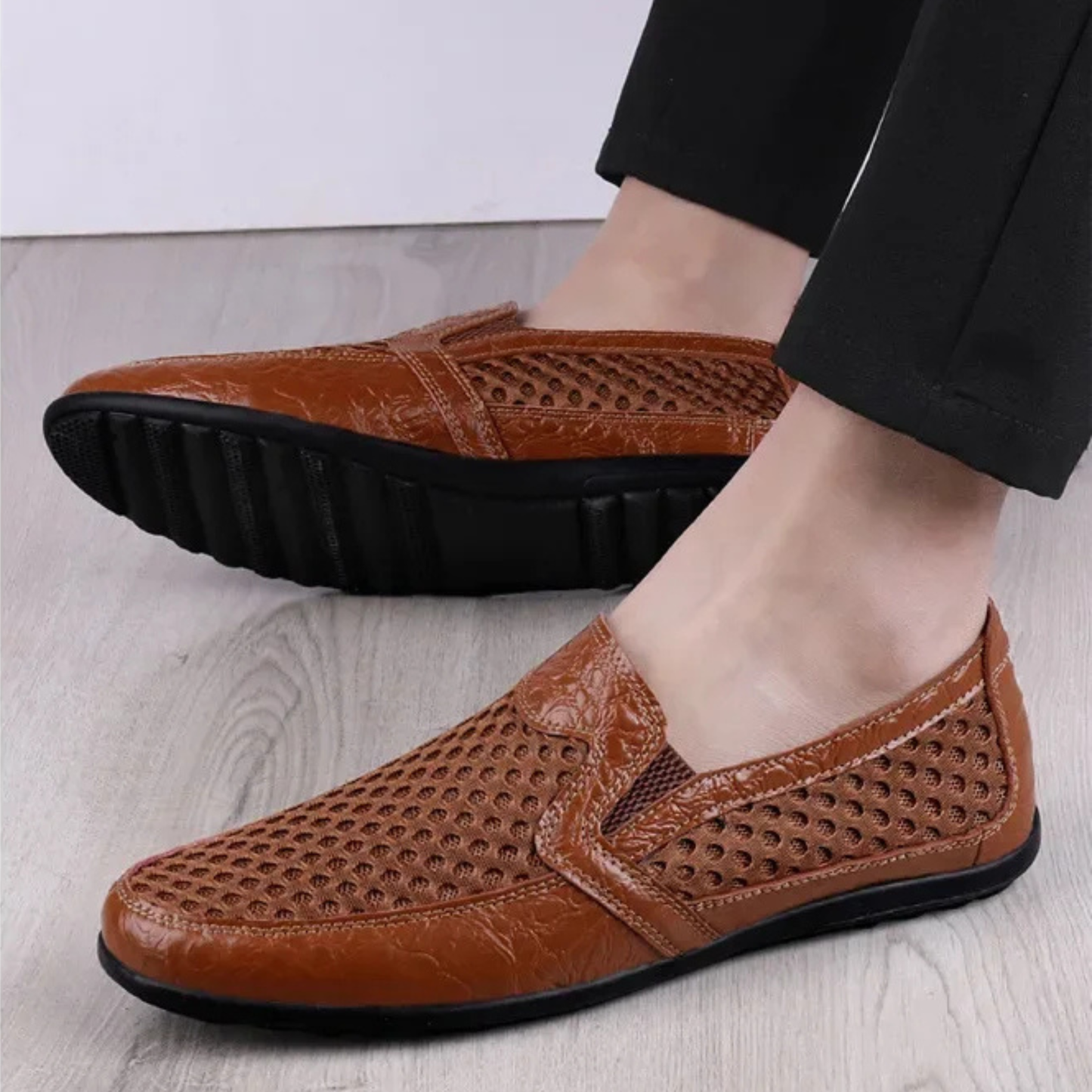 Silas | Men’s Mesh Slip-On Loafers