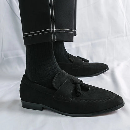 Edward | Men’s Suede Tassel Loafers