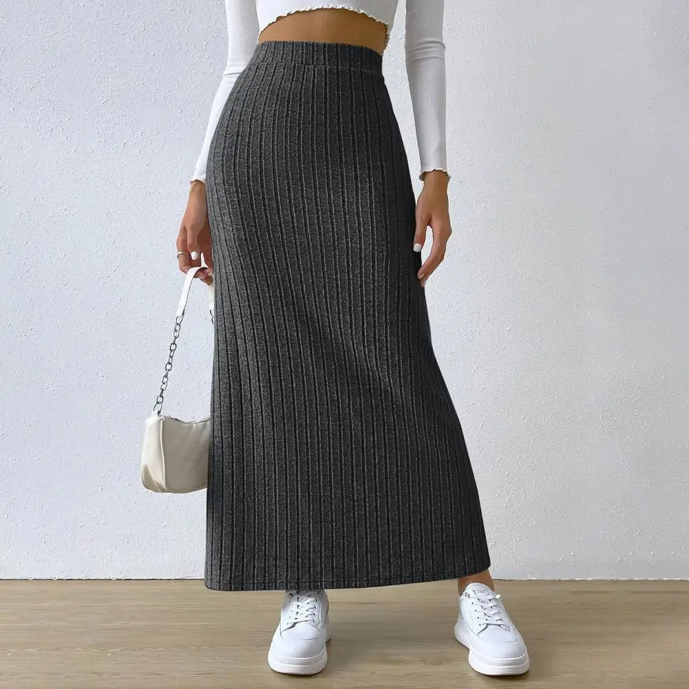 Estelle | Women’s Textured Knit Maxi Skirt