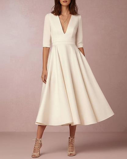 Maeve | Women’s Wedding Flared Midi Dress