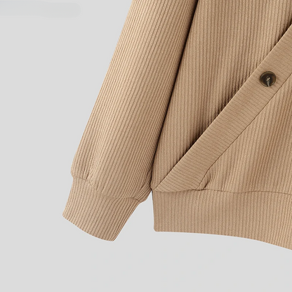 Owen | Men’s Textured Knit Cardigan with Button Front