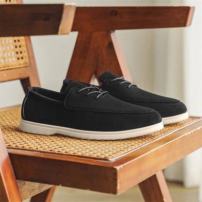 Grant | Men’s Lace-Up Suede Loafers