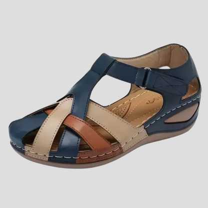 Mira | Women’s Spring Strappy Low-Wedge Sandals with Supportive Comfort Sole