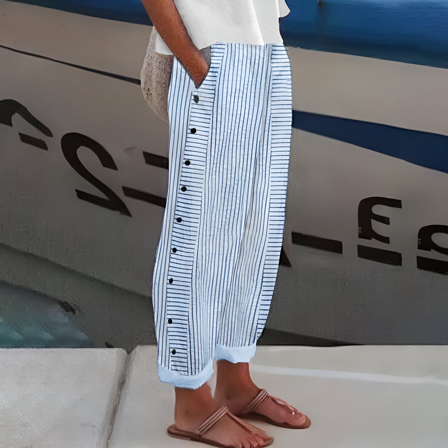 Bridget | Women’s Lightweight Linen Spring Trousers