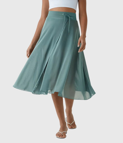 Melanie | Women’s Elegant Flowing Midi Skirt