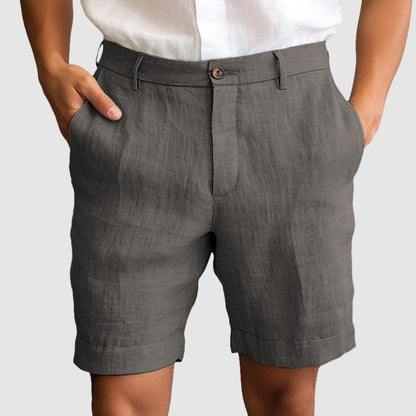 Hudson | Men’s Casual Linen Shorts with Lightweight Summer Comfort