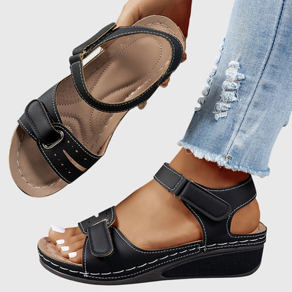 Reagan | Women’s Orthopedic Adjustable Wedge Sandals