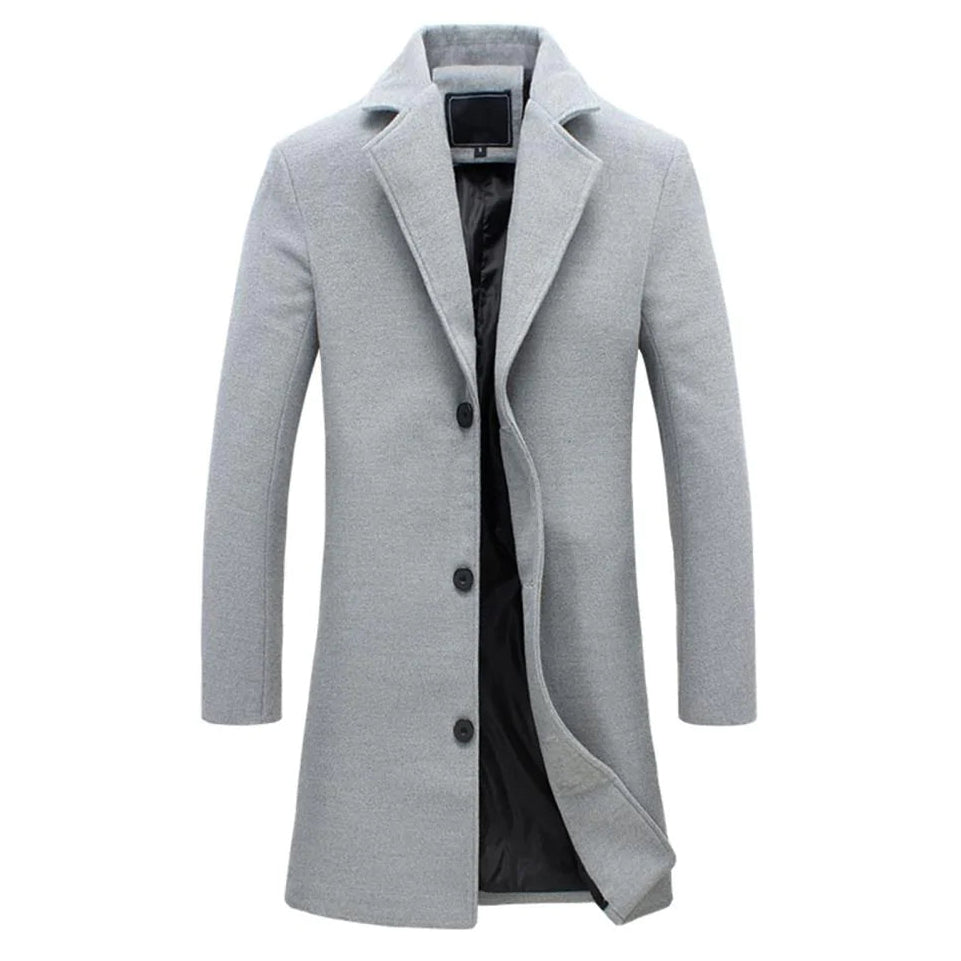 Mark | Men’s Tailored Wool Winter Trench Coat