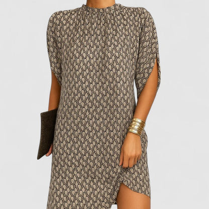 Valencia | Women’s Elegant Gathered Neck Shift Dress