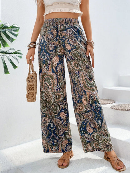 Odessa | Women’s Bohemian Wide-Leg Trousers
