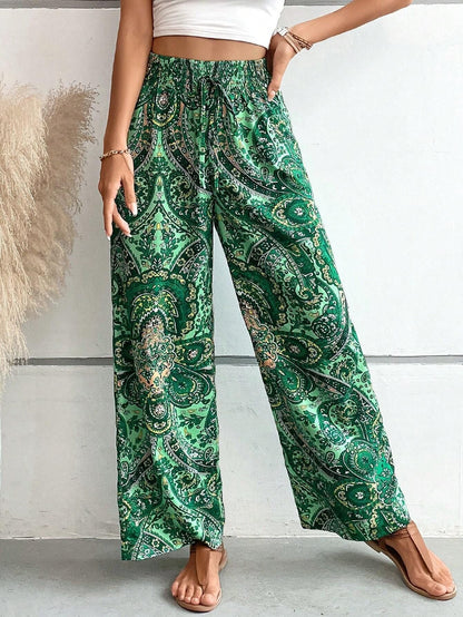 Odessa | Women’s Bohemian Wide-Leg Trousers