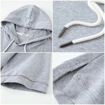 Sabrina | Women’s Short-Sleeve Hoodie with Soft Knit