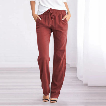 Monroe | Women’s Airy Cotton-Linen Trousers