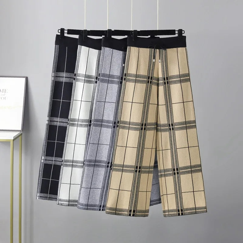Lucinda | Women’s Plaid Palazzo Trousers