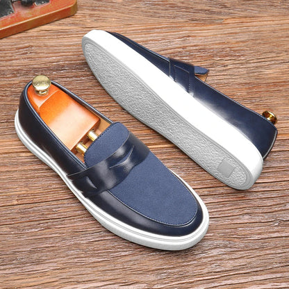 Wesley | Men’s Suede Loafers with Low-Profile Sole