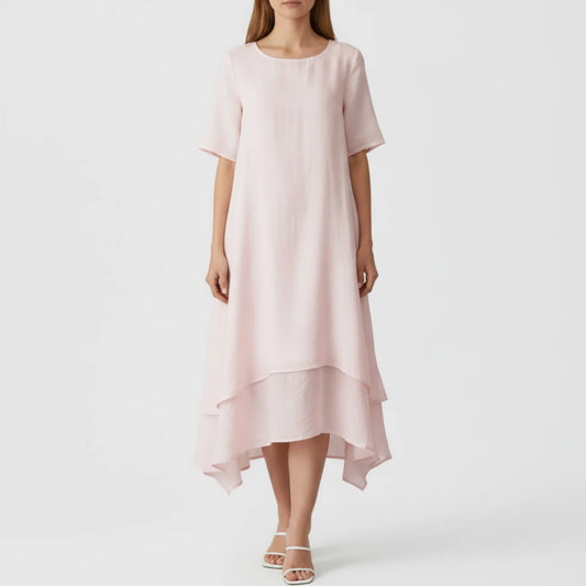 Rae | Women’s Elegant Layered Midi Dress