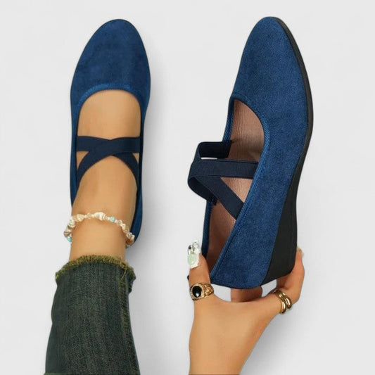 Sabrina | Women’s Spring Strappy Round-Toe Wedge Flat Sandals
