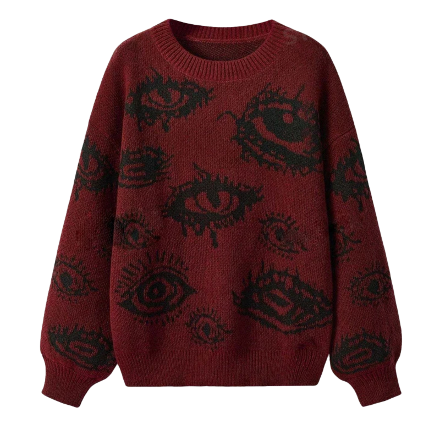 Caleb | Men’s Graphic Eye Knit Spring Sweater