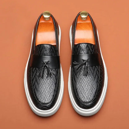 Bradley | Men’s Woven Slip-On Loafers
