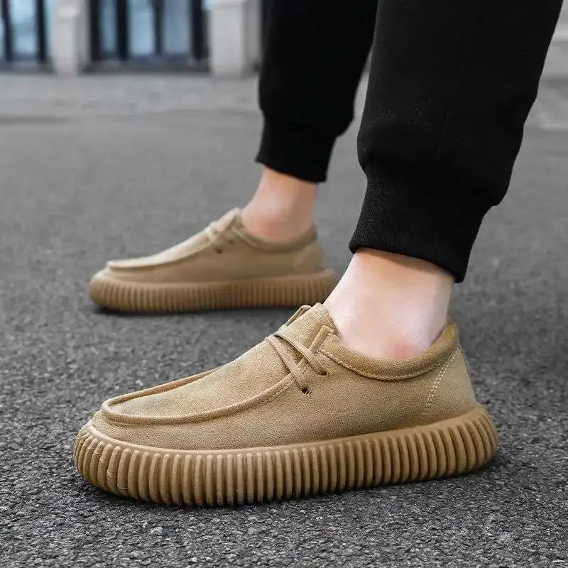 Weston | Men’s Low-Top Suede Moc-Toe Sneakers