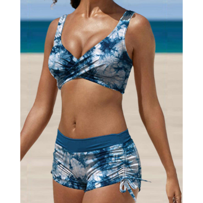Isla | Women’s Printed Two-Piece Swimsuit with Adjustable Fit