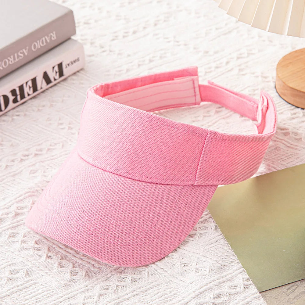 Rosaia | Women’s Adjustable Cotton Sun Visor Cap